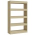 Estantería/divisor madera ingeniería roble Sonoma 80x30x135