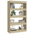 Estantería/divisor madera ingeniería roble Sonoma 80x30x135