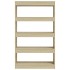 Estantería/divisor madera ingeniería roble Sonoma 80x30x135
