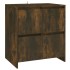 Aparador madera contrachapada color roble ahumado 70x41x75