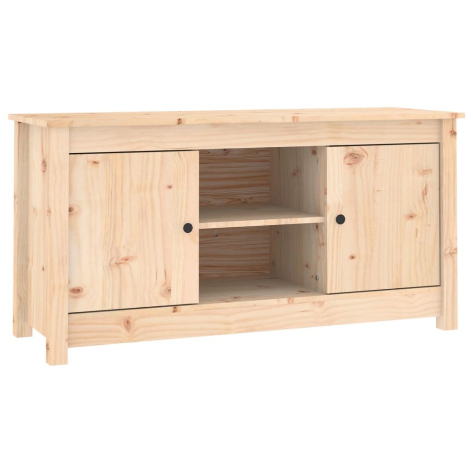 Mueble de TV de madera maciza de pino 103x36,5x52