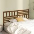Cabecero de cama madera maciza de pino marrón miel 206x4x100