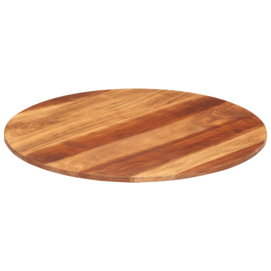 Tablero de mesa redonda madera maciza de acacia 15-16 mm 70