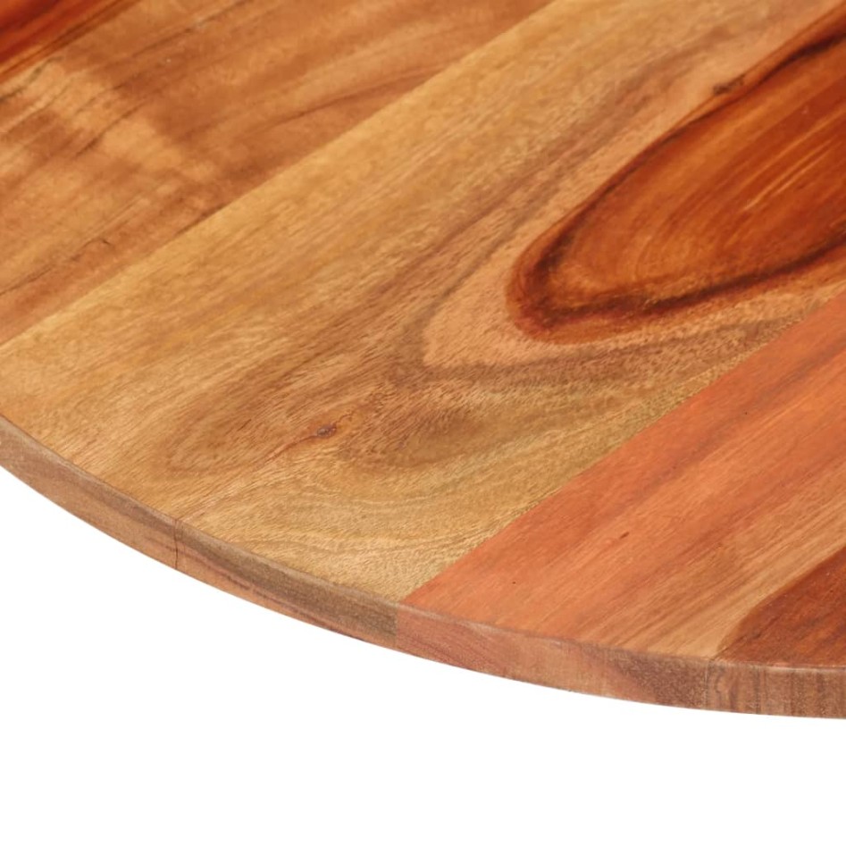 Tablero de mesa redonda madera maciza de acacia 15-16 mm 70