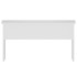Mesa de centro madera contrachapada blanco 80x50,5x41,5