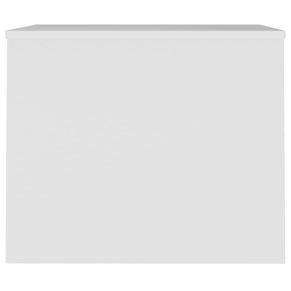 Mesa de centro madera contrachapada blanco 80x50,5x41,5