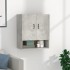 Armario de pared madera contrachapada gris hormigón 60x31x70