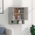 Armario de pared madera contrachapada gris hormigón 60x31x70