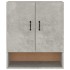 Armario de pared madera contrachapada gris hormigón 60x31x70