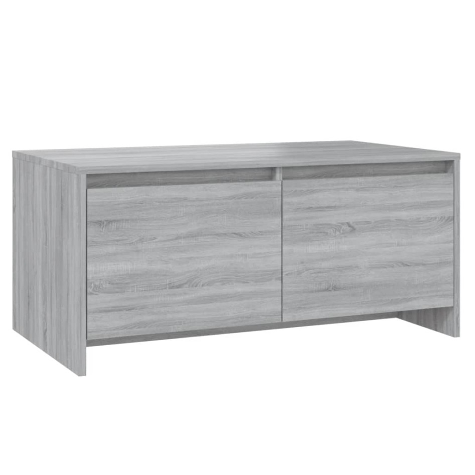 Mesa de centro madera de ingeniería gris Sonoma 90x50x41,5