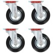 Ruedas giratorias 4 unidades 160 mm