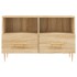 Mueble para TV madera contrachapada roble ahumado 80x36x50