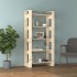 Estantería/divisor de espacios madera maciza 80x35x160