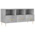 Mueble de TV madera de ingeniería gris hormigón 102x36x50