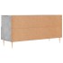 Mueble de TV madera de ingeniería gris hormigón 102x36x50