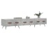 Mueble para TV madera de ingeniería gris hormigón 150x36x30