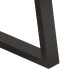 Mesa de centro borde natural madera maciza acacia 60x60x40