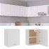 Armario colgante cocina madera ingeniería blanco 50x31x60