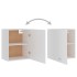 Armario colgante cocina madera ingeniería blanco 50x31x60
