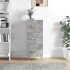 Aparador de madera contrachapada gris hormigón 34,5x34x90