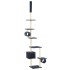 Rascador para gatos con postes de sisal azul oscuro 260