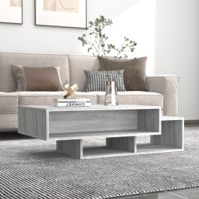 Mesa de centro madera de ingeniería gris Sonoma 105x55x32