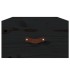 Mesitas de noche de pared 2 uds negro 40x29,5x22
