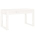Banco de jardín madera maciza de pino blanco 80x38x45