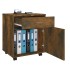 Armario ruedas madera contrachapada roble ahumado 45x38x54