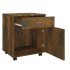 Armario ruedas madera contrachapada roble ahumado 45x38x54