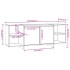 Mueble de TV madera de ingeniería roble ahumado 130x35x50