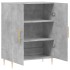 Aparador de madera de ingeniería gris hormigón 69,5x34x90