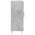 Aparador de madera de ingeniería gris hormigón 69,5x34x90
