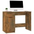 Escritorio madera contrachapada roble ahumado 100x50x75