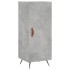 Aparador de madera contrachapada gris hormigón 34,5x34x90