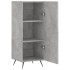 Aparador de madera contrachapada gris hormigón 34,5x34x90