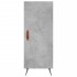Aparador de madera contrachapada gris hormigón 34,5x34x90