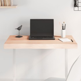 Tablero de mesa madera maciza borde natural 80x60x(2-6)