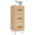 Aparador madera contrachapada color roble Sonoma 34,5x34x90