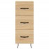 Aparador madera contrachapada color roble Sonoma 34,5x34x90