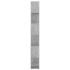 Librería separador contrachapada gris hormigón 60x24x186