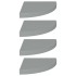 Estantes flotantes de esquina 4 uds MDF gris 35x35x3,8