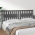 Cabecero de cama madera maciza de pino gris 205,5x4x100