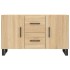 Aparador de madera de ingeniería roble Sonoma 100x36x60