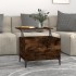 Mesa de centro madera contrachapada roble ahumado 60x44,5x45
