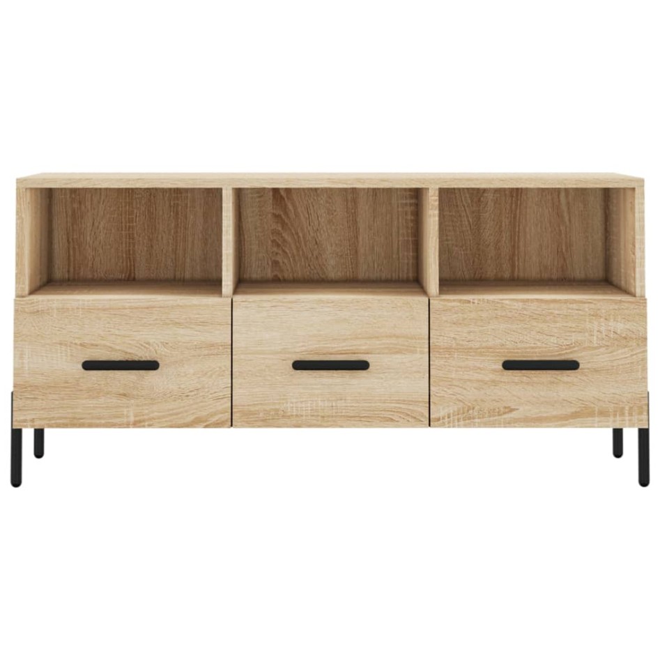 Mueble de TV madera de ingeniería roble Sonoma 102x36x50