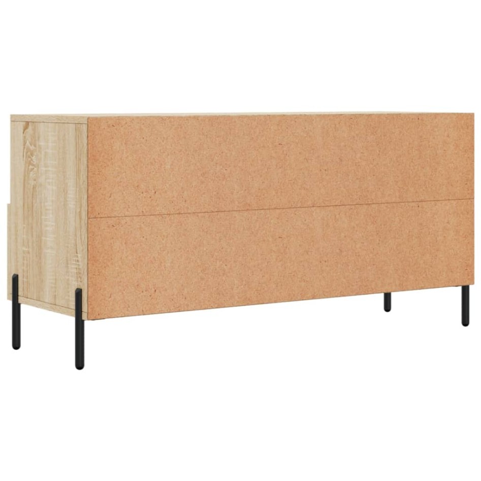 Mueble de TV madera de ingeniería roble Sonoma 102x36x50