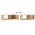 Mesa de centro madera contrachapada roble Sonoma 90x50x40