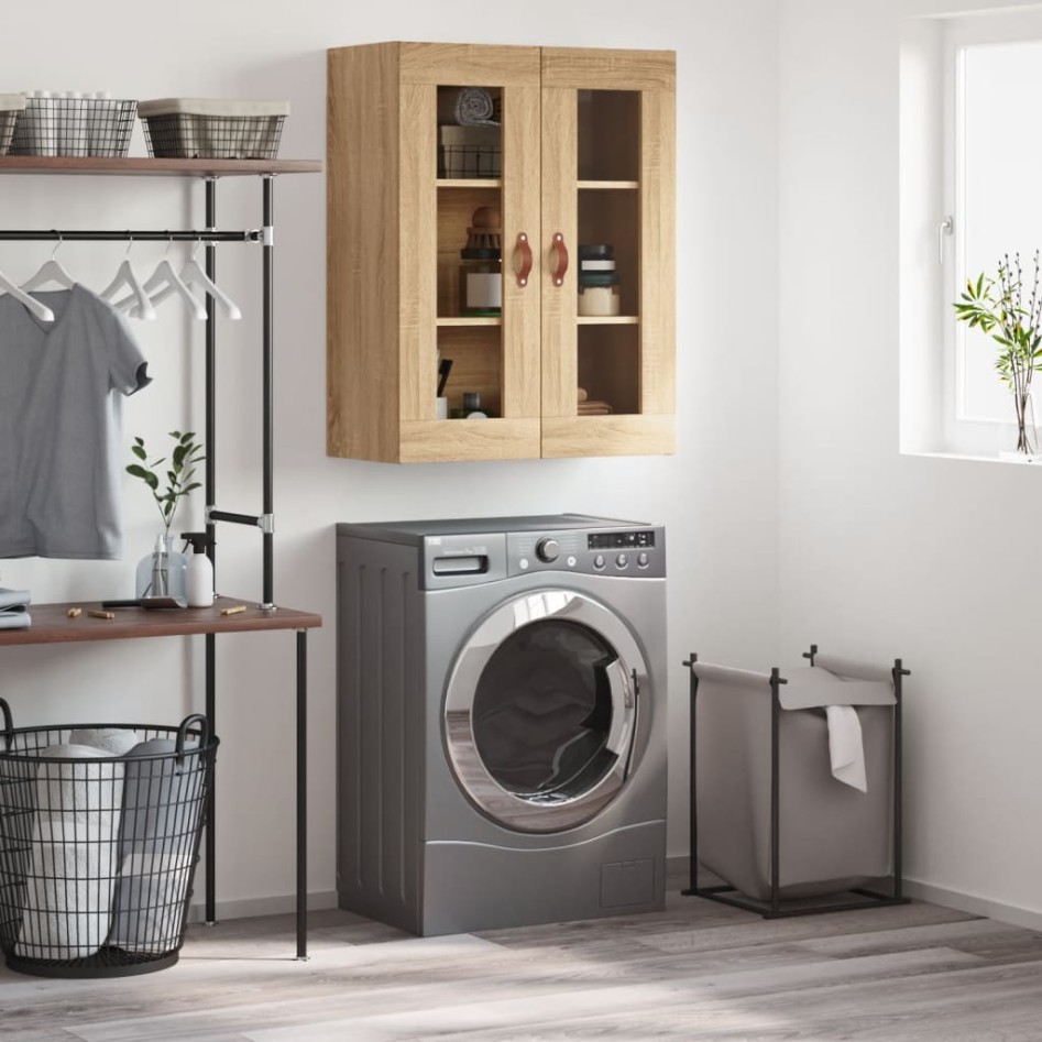 Armario de pared roble Sonoma 69,5x34x90