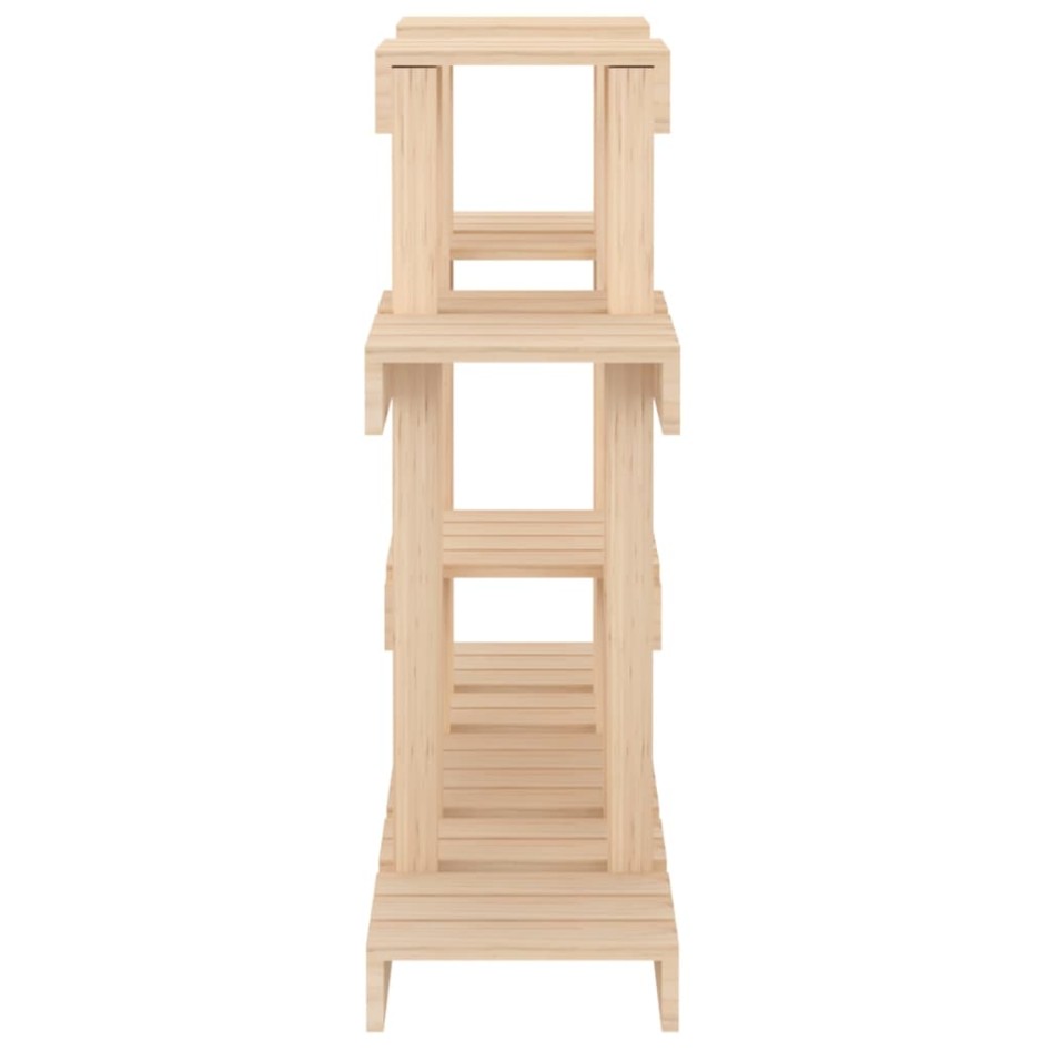 Soporte para plantas madera maciza de pino 104,5x25x77,5
